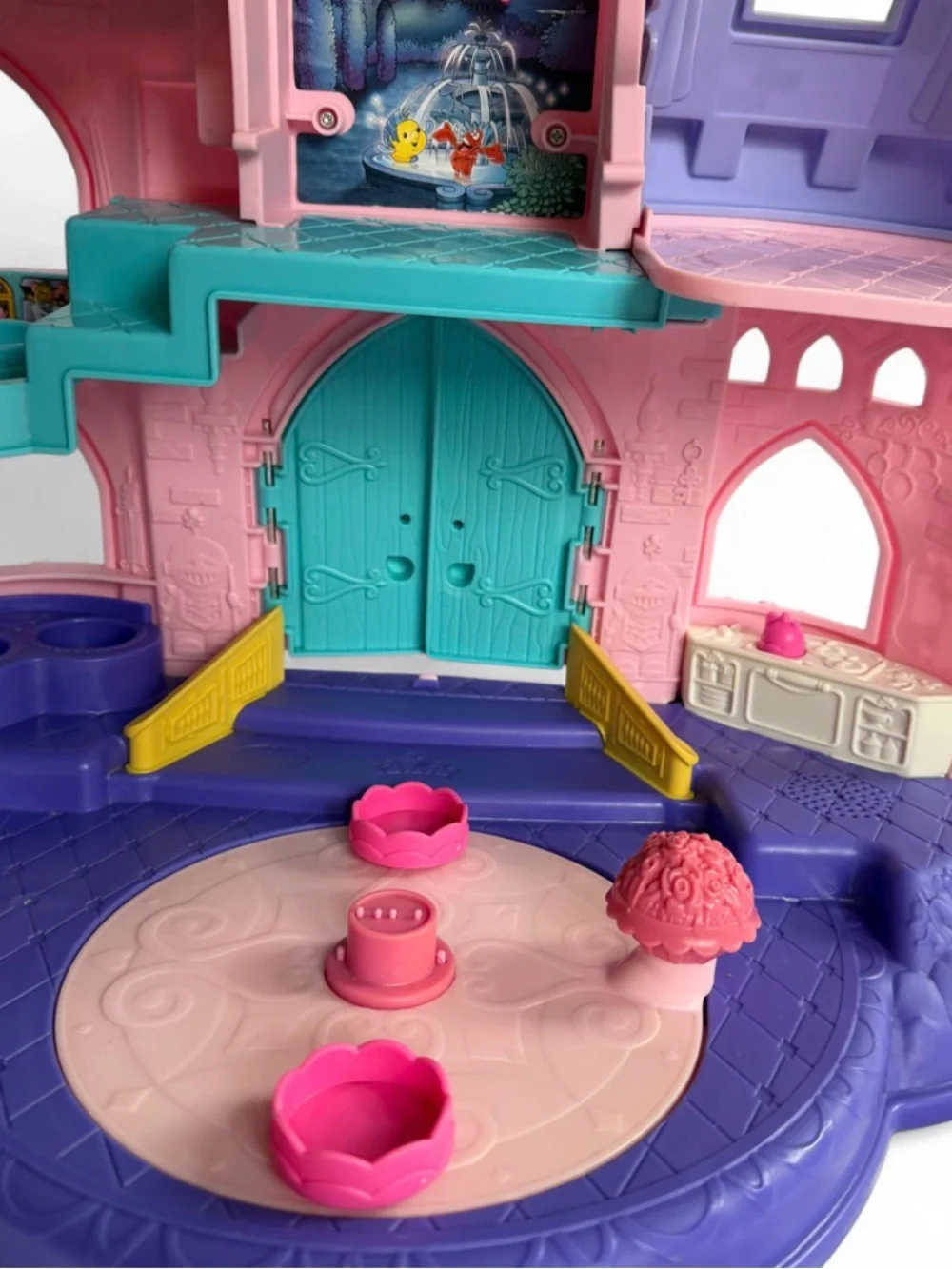 Fisher Price Little People Disney Princess Musical Song Palace Castle Only Works
